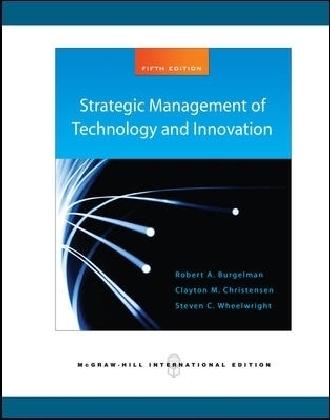 Strategic Management of Technology & Innovation 