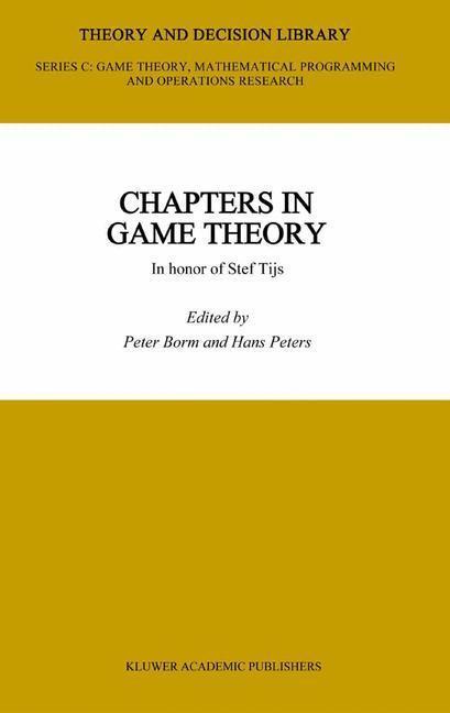 Chapters in Game Theory 