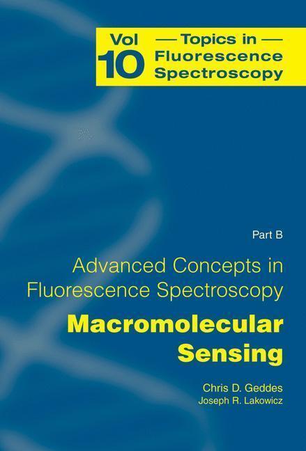 Advanced Concepts in Fluorescence Sensing Part B: Macromolecular Sensing