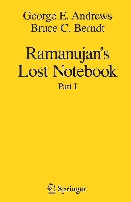 Ramanujan's Lost Notebook Part I