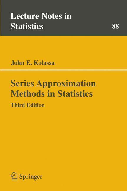 Series Approximation Methods in Statistics 