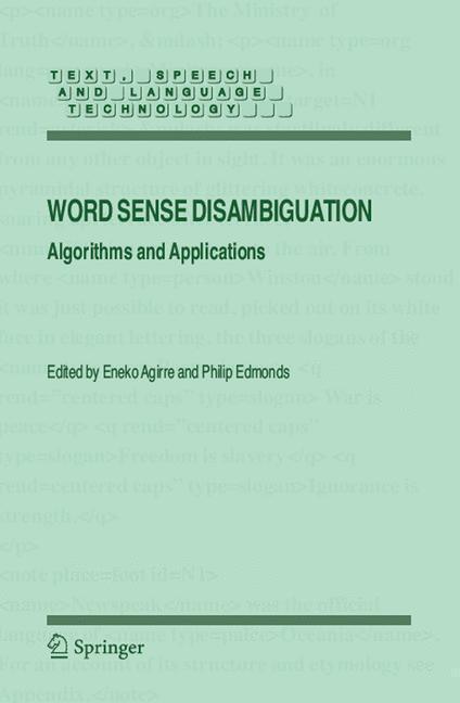 Word Sense Disambiguation Algorithms and Applications
