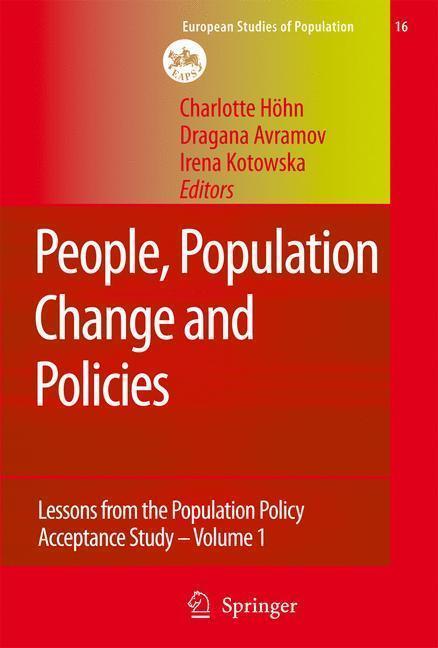 People, Population Change and Policies Lessons from the Population Policy Acceptance Study Vol. 1: Family Change