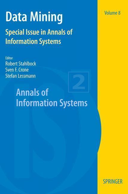 Data Mining Special Issue in Annals of Information Systems