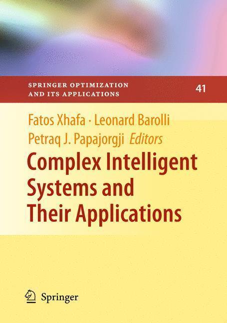 Complex Intelligent Systems and Their Applications 