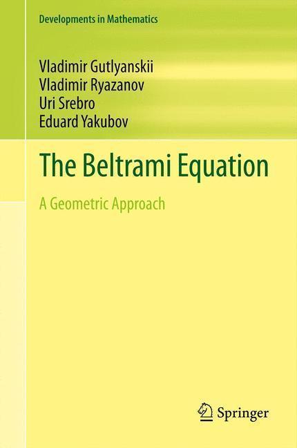 The Beltrami Equation A Geometric Approach