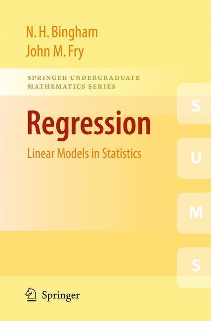 Regression Linear Models in Statistics
