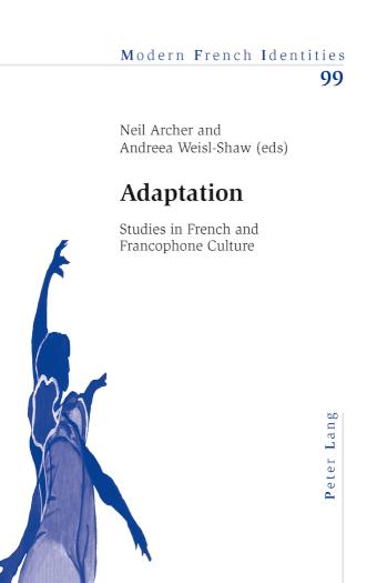 Adaptation Studies in French and Francophone Culture