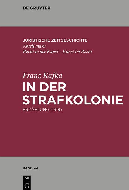 In der Strafkolonie Erzählung (1919)