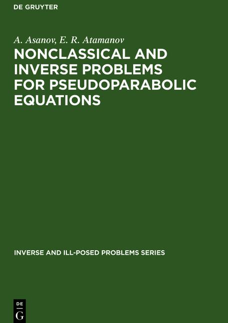 Nonclassical and Inverse Problems for Pseudoparabolic Equations 