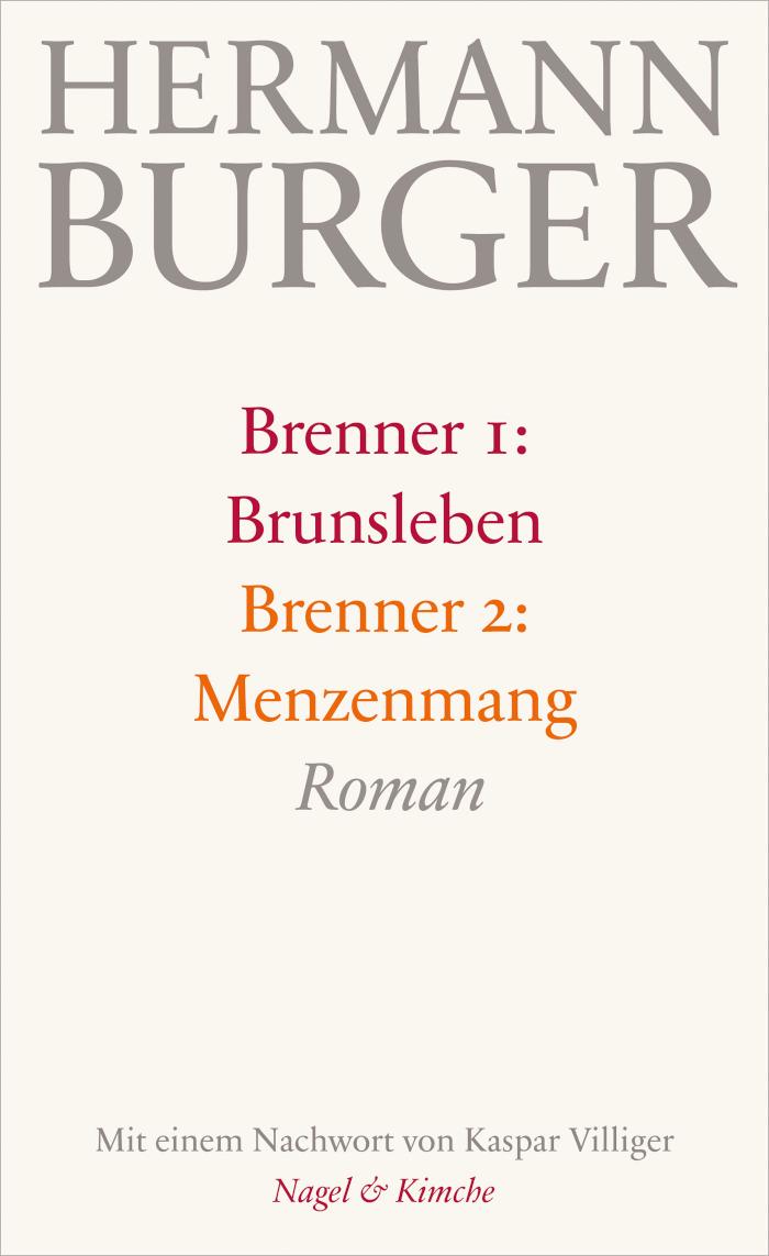 Brenner 1: Brunsleben. Brenner 2: Menzenmang Roman