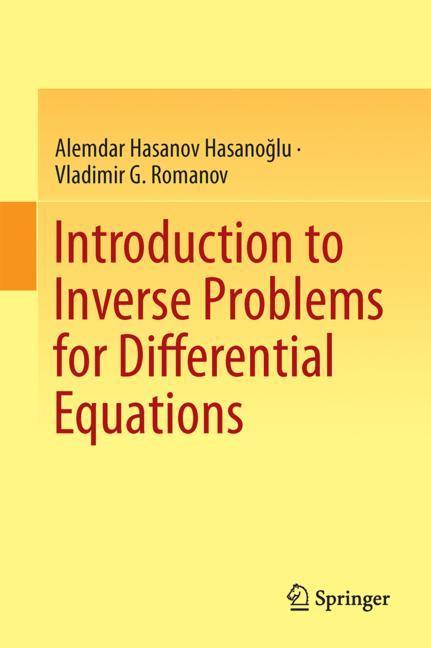 Introduction to Inverse Problems for Differential Equations 