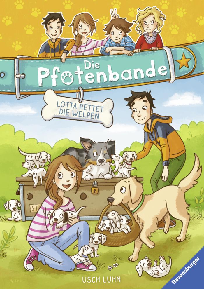 Die Pfotenbande, Band 1 - Lotta rettet die Welpen 