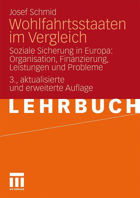 Wohlfahrtsstaaten im Vergleich Soziale Sicherung in Europa: Organisation, Finanzierung, Leistungen und Probleme