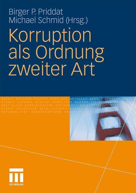 Korruption als Ordnung zweiter Art 