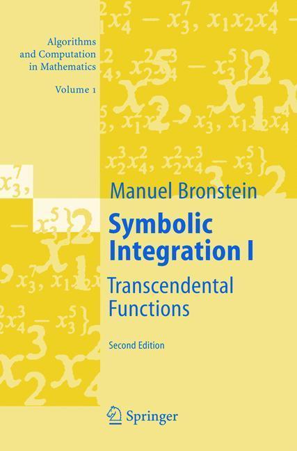 Symbolic Integration I Transcendental Functions