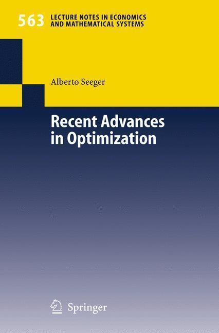 Recent Advances in Optimization 