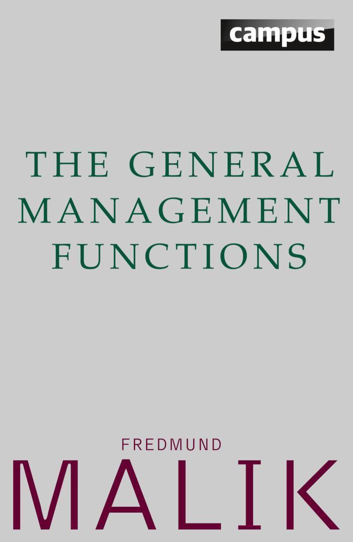 The General Management Functions 