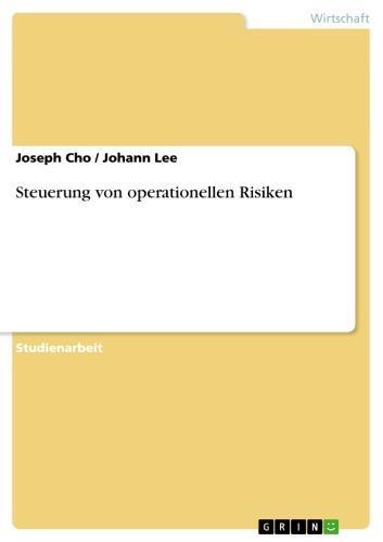 Steuerung von operationellen Risiken 