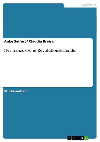 Der französische Revolutionskalender 