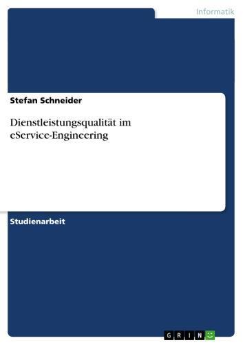 Dienstleistungsqualität im eService-Engineering 