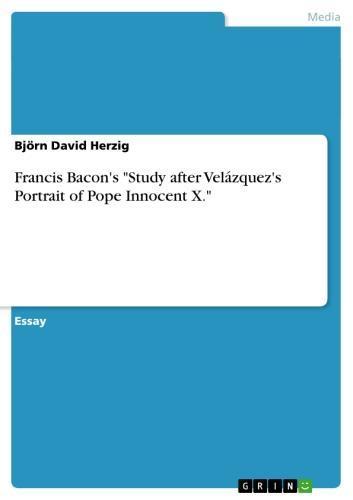Francis Bacon's 'Study after Velázquez's Portrait of Pope Innocent X.' 