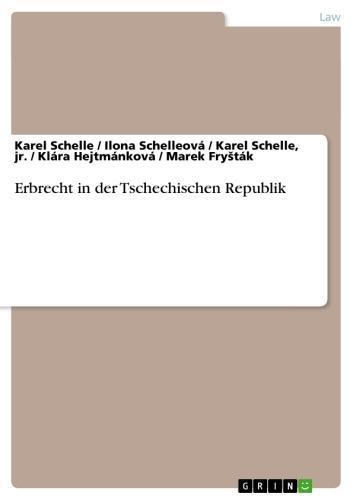 Erbrecht in der Tschechischen Republik 