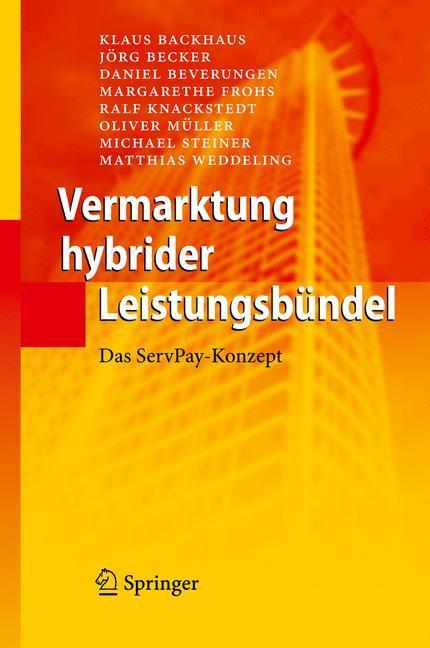 Vermarktung hybrider Leistungsbündel Das ServPay-Konzept