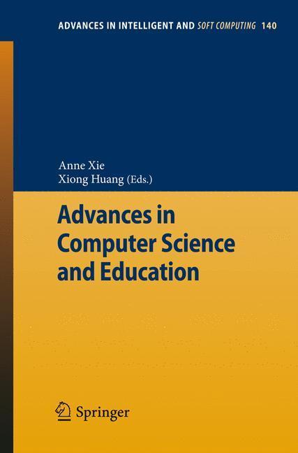 Advances in Computer Science and Education 