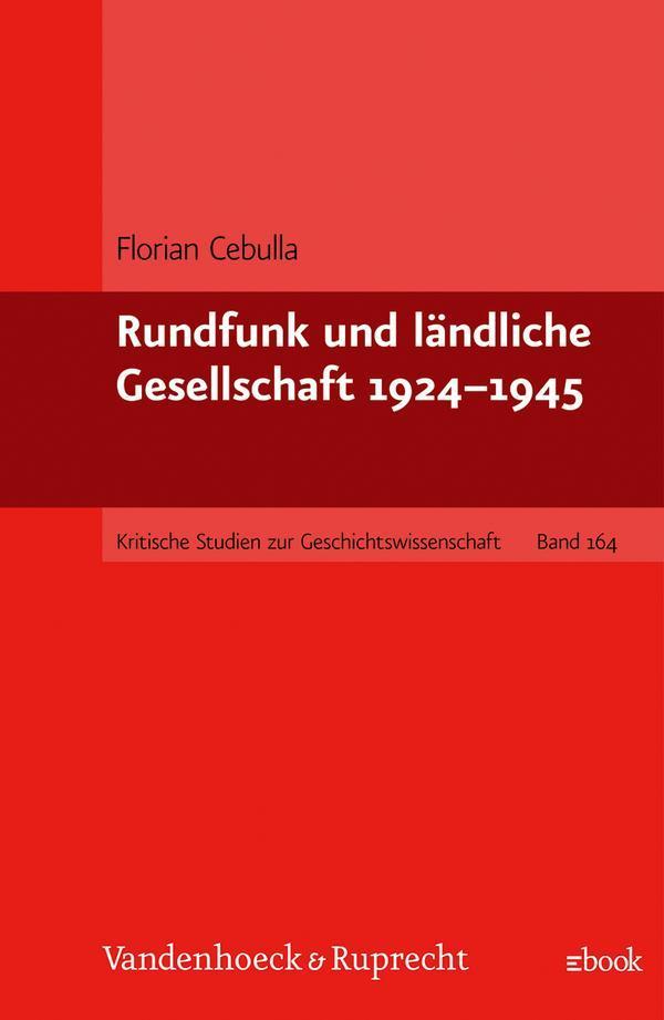 Rundfunk und ländliche Gesellschaft 1924-1945 