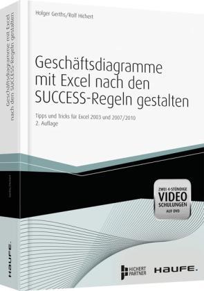 Haufe Fachbuch Geschäftsdiagramme mit Excel nach Tipps und Tricks für Excel 2003 und 2007/2010.