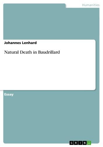 Natural Death in Baudrillard 