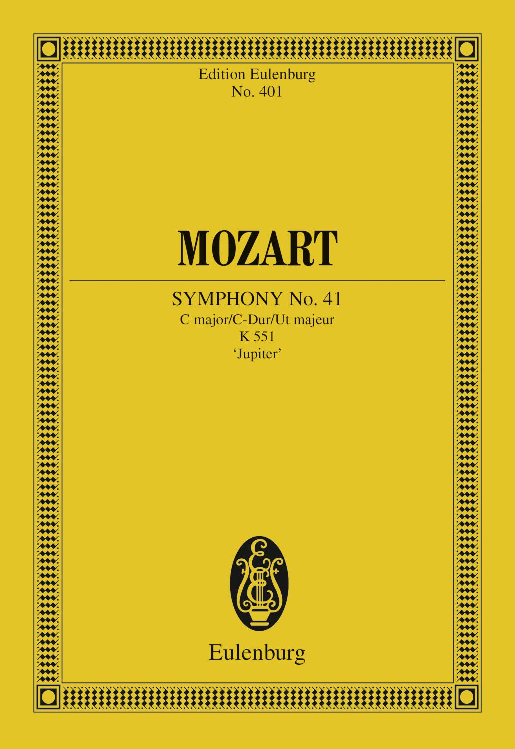 Symphony No. 41 C major K. 551, 'Jupiter'
