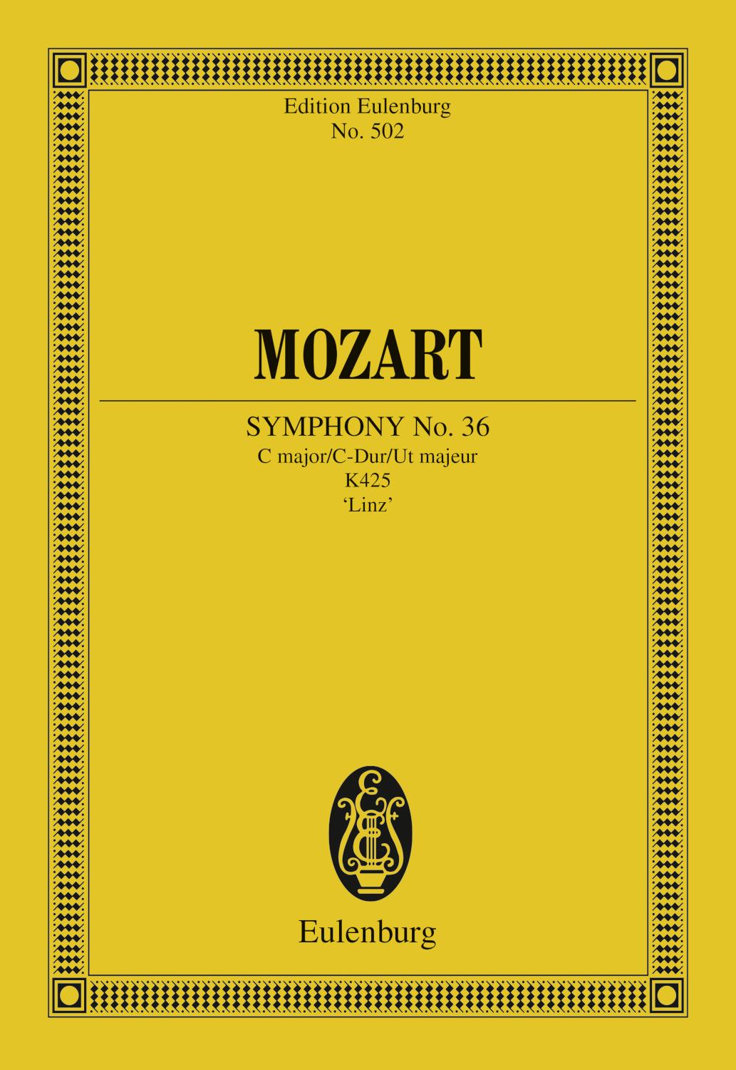 Symphony No. 36 C major K. 201, 'Linz'