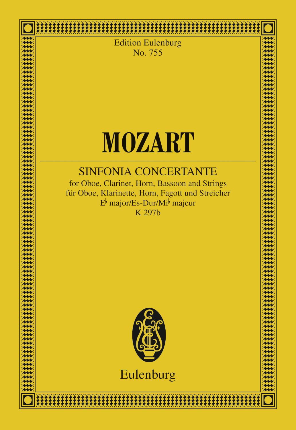 Sinfonia concertante Eb major K. 297b