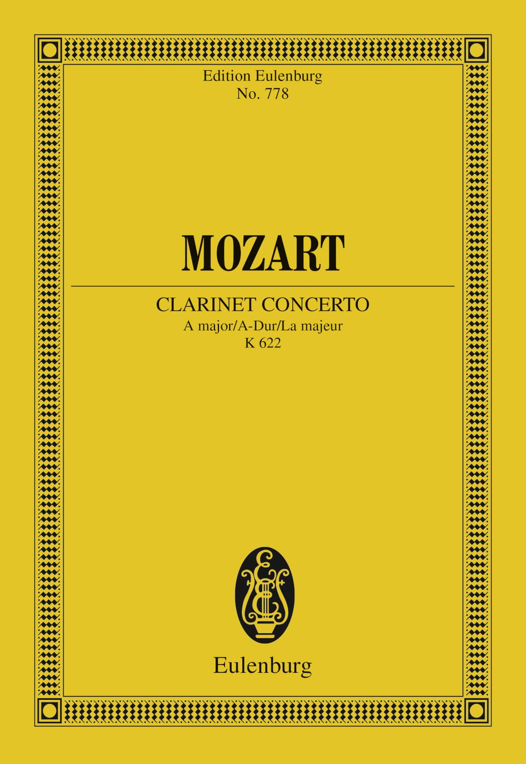 Clarinet Concerto A major K. 622