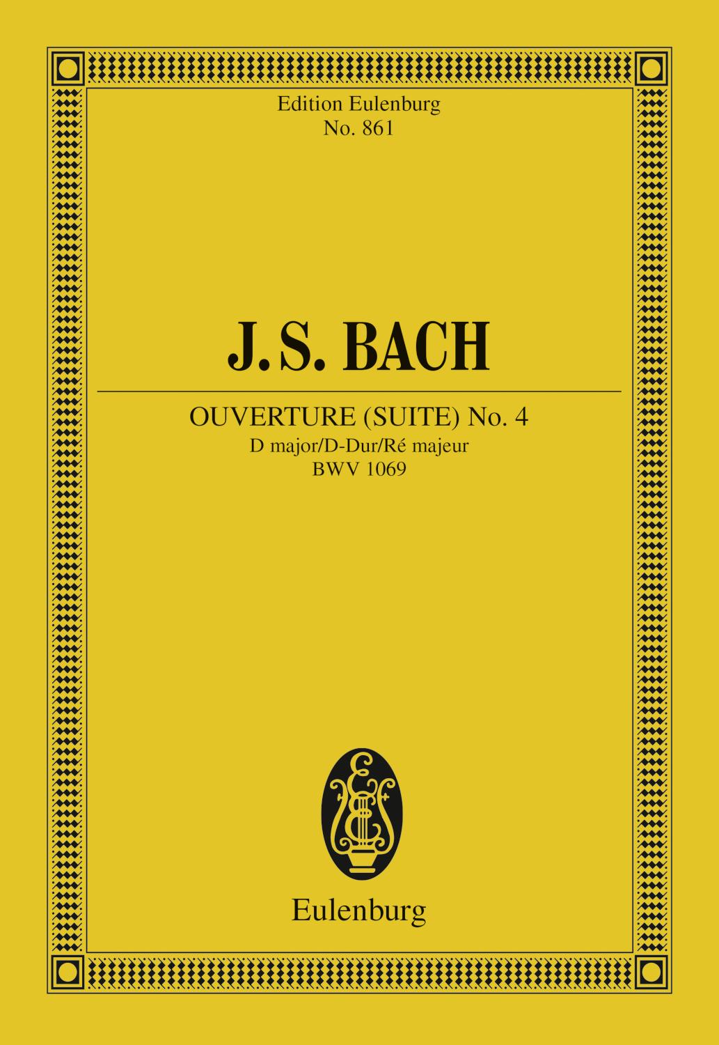 Overture (Suite) No. 4 D major BWV 1069