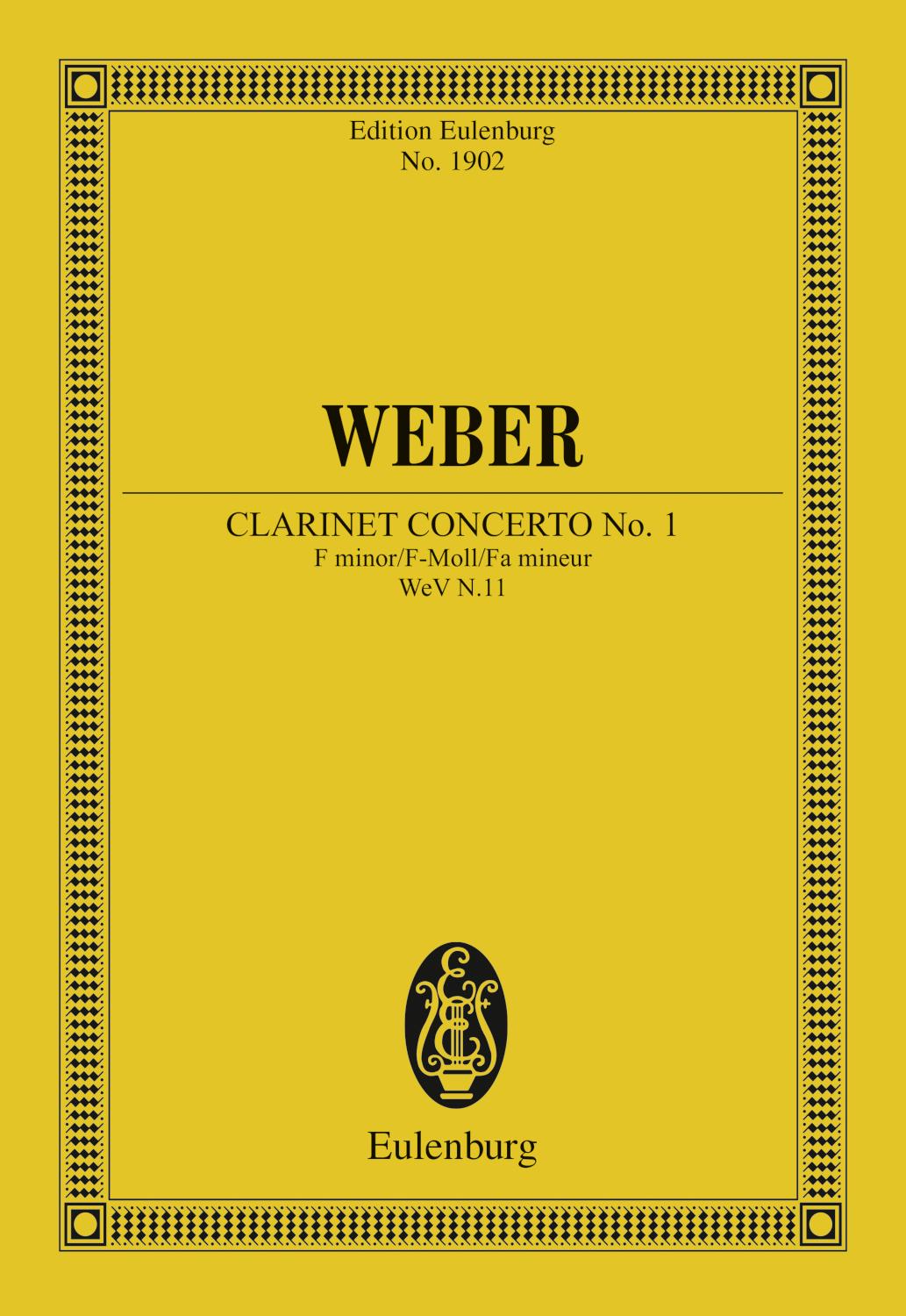 Clarinet Concerto No. 1 F minor Op. 73
