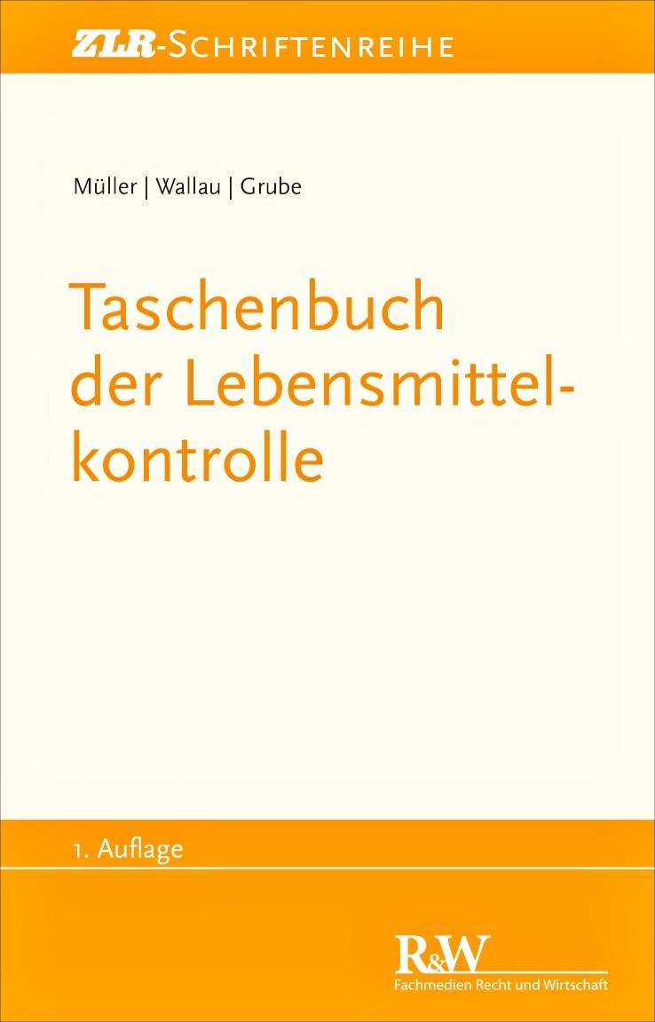 Taschenbuch der Lebensmittelkontrolle 