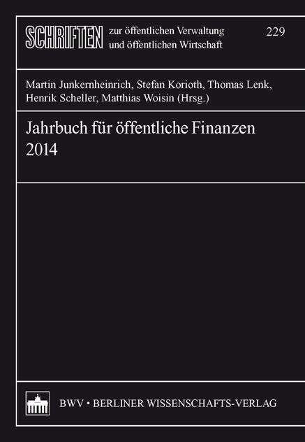 Jahrbuch für öffentliche Finanzen 2014 