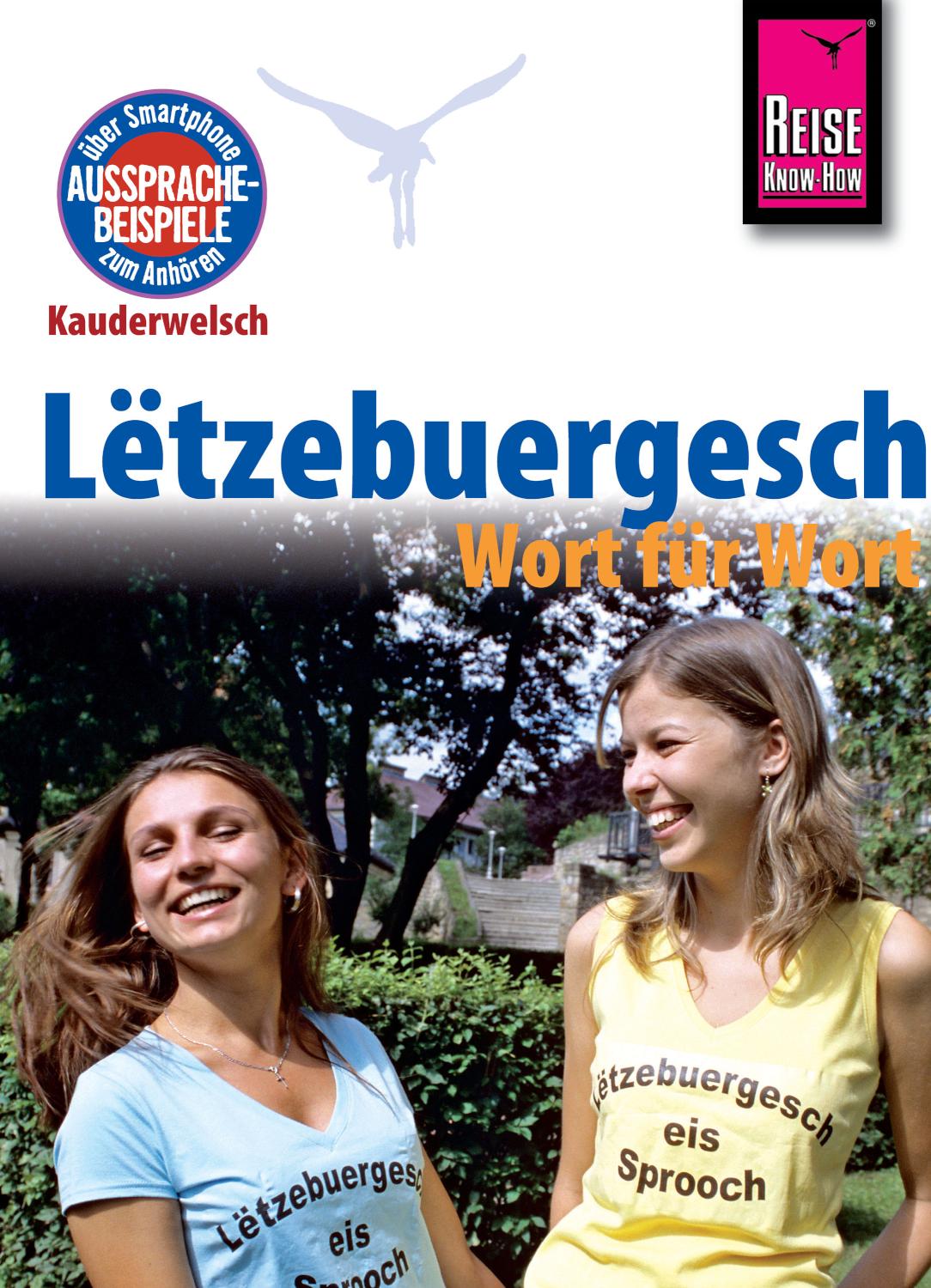 Lëtzebuergesch - Wort für Wort (für Luxemburg) 