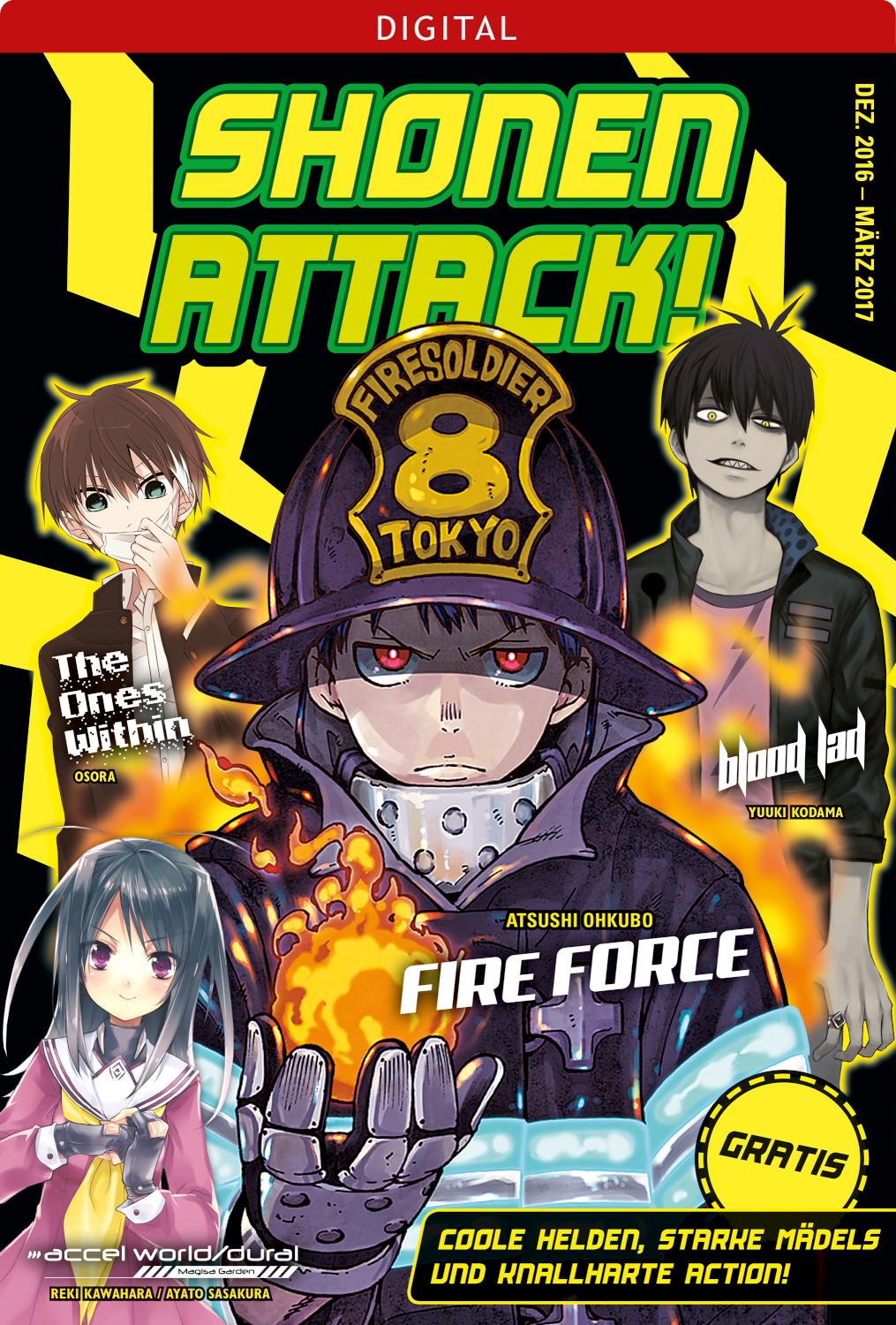 Shonen Attack Magazin #1 Dezember 2016 bis März 2017