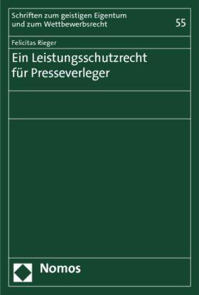 Ein Leistungsschutzrecht für Presseverleger 