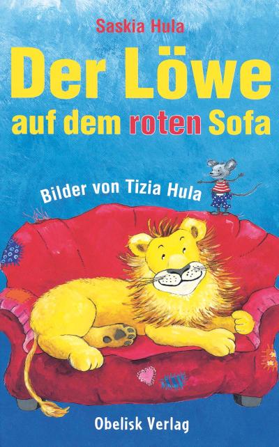Der Löwe auf dem roten Sofa 