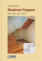 Moderne Treppen Holz, Stahl, Glas, Beton