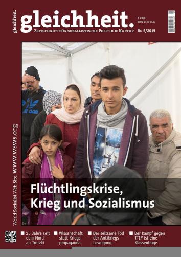 Flüchtlingskrise, Krieg und Sozialismus gleichheit 5/2015