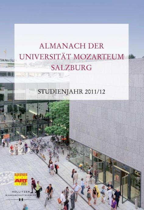 Almanach der Universität Mozarteum Salzburg Studienjahr 2011/12